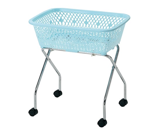 탈의 바구니 캐스터 첨부 블루 560×420×570mm DP-10C(1단) 1대