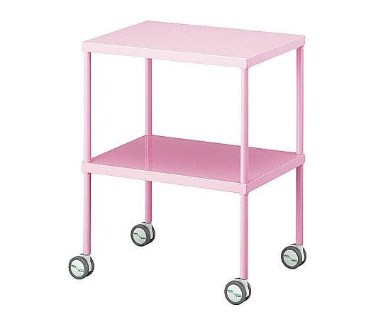 Colorful medical cart without handrails Pink 600 x 450 x 792mm 1 unit