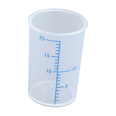 薬杯2号青目盛(未滅菌) 2号・青目盛 計量カップ(薬杯) 08-2610-09 エムアイケミカル 20CC(31X46)100コイリ