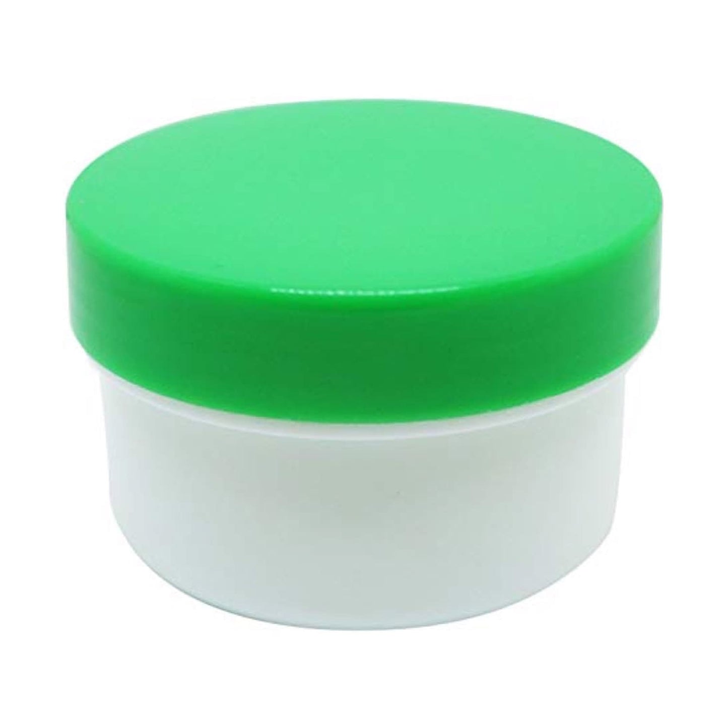 Ointment container plastic jar A-3 (non-sterile) Ointment jar 08-2975-0303 Cap: Green MI Chemical 22CC (100 pieces)