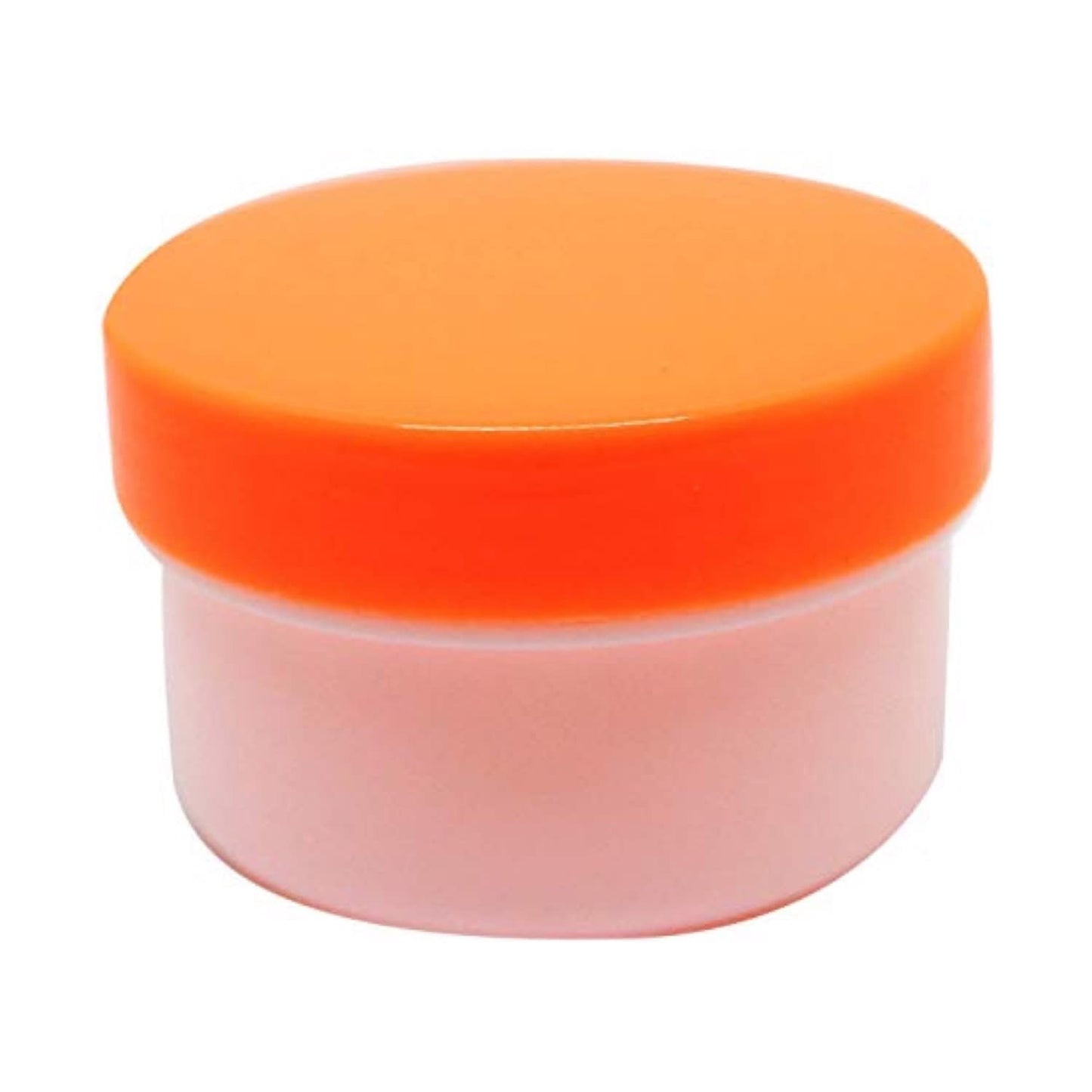 Ointment container plastic jar A-3 (non-sterile) Ointment jar 08-2975-0308 Cap: Orange MI Chemical 22CC (100 pieces)