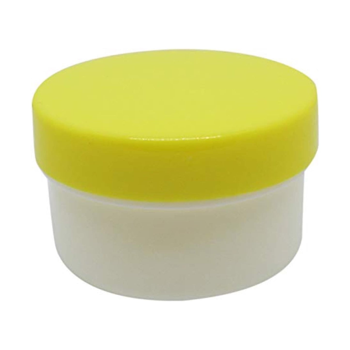 Ointment container plastic jar A-5 (non-sterile) Ointment jar 08-2975-0504 Cap: Yellow MI Chemical 55CC (50 pieces)