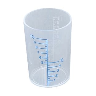 약배 1호 파란 눈금(미멸균) 1호·파랑 눈금 계량 컵(약배) 08-2610-07 엠아이 케미컬 10CC(25X35)