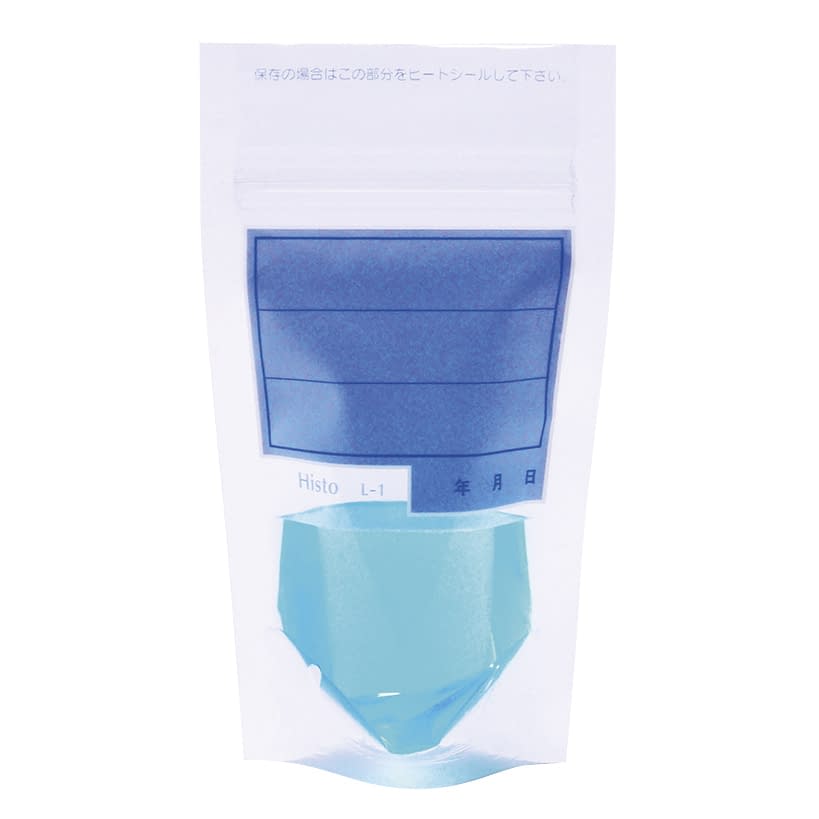 ヒストパック L-1(バラ100枚) 組織標本保存袋 20-2135-11 ファルマ L-1(90X160MM)