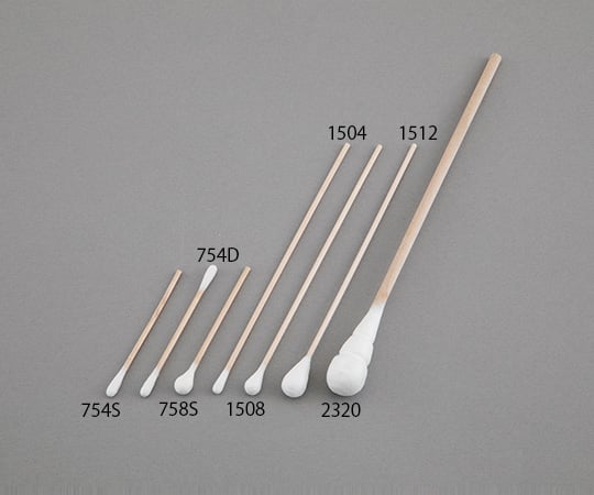 Mentip (wooden shaft) Gynecology, surgery, dermatology, bacterial testing φ4.8×153mm 1 box (10 pieces x 120 bags) 10A1504 1 box (10 pieces x 120 bags)