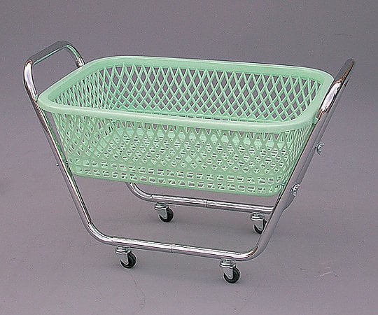 Undressing basket, 1 tier, with casters, 650 x 410 x 420 mm, 1 unit