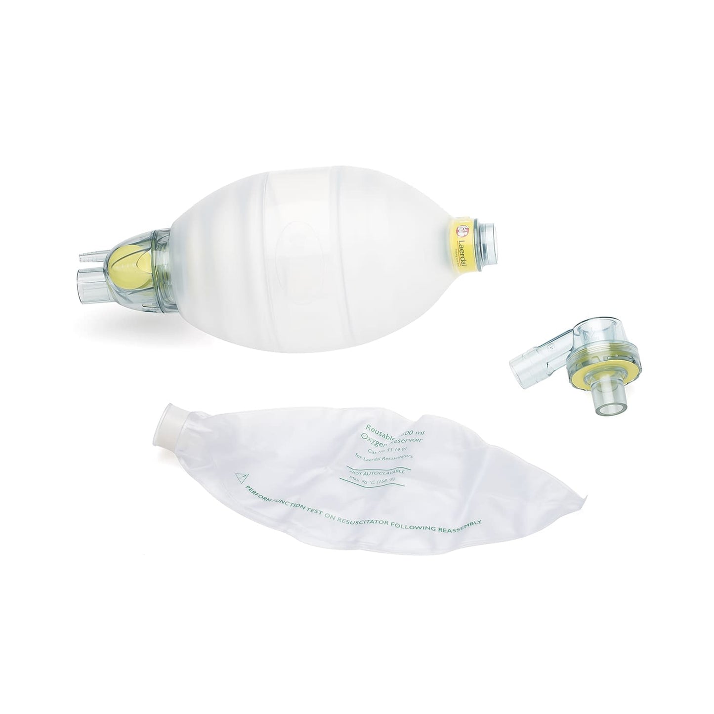 シリコンレサシテータ(成人用) ベーシック(マスク無) 人工蘇生器 01-6520-01 レールダルシリコンレサシテータ 87005005ベーシック・マスクナシ