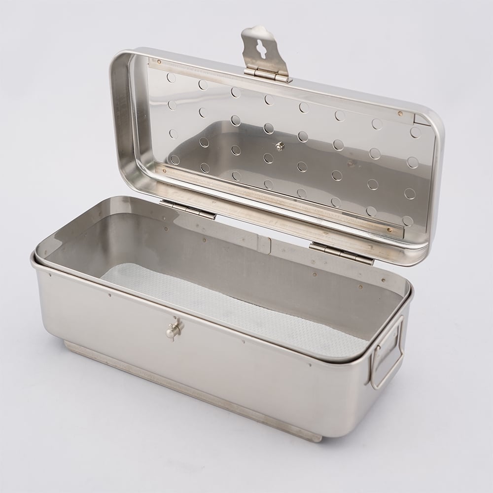 Square caster for tabletop autoclave (lid, openable) 270 x 120 x 85 mm AS 1 pc