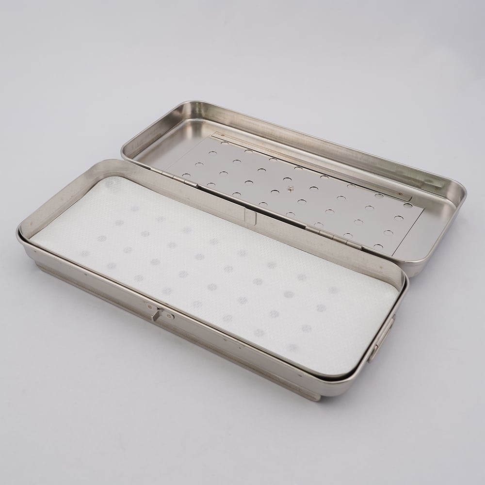 Square caster for tabletop autoclave (lid and bottom opening and closing type) 310 x 130 x 40 mm CL 1 piece