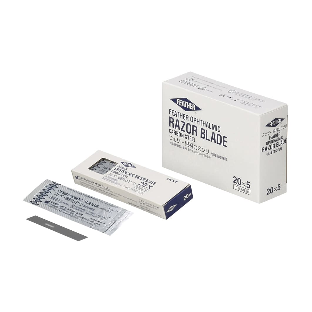 Feather Ophthalmic Razor 25-2630-00 Feather Safety Razor 10X56X0.1MM (100 pieces)
