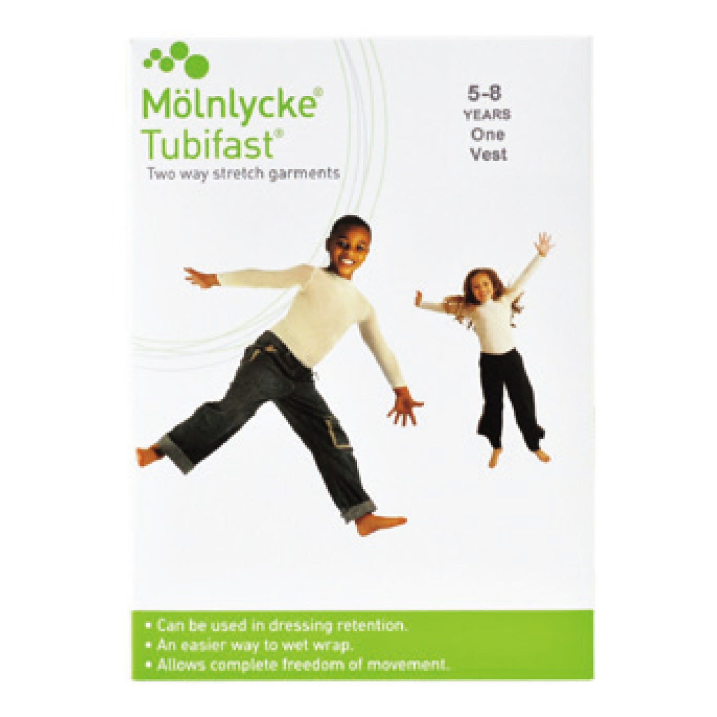 Tubifirst Clothing Vest for ages 5-8 22-2050-02 Mölnlycke Healthcare 550013 (size 5-8)