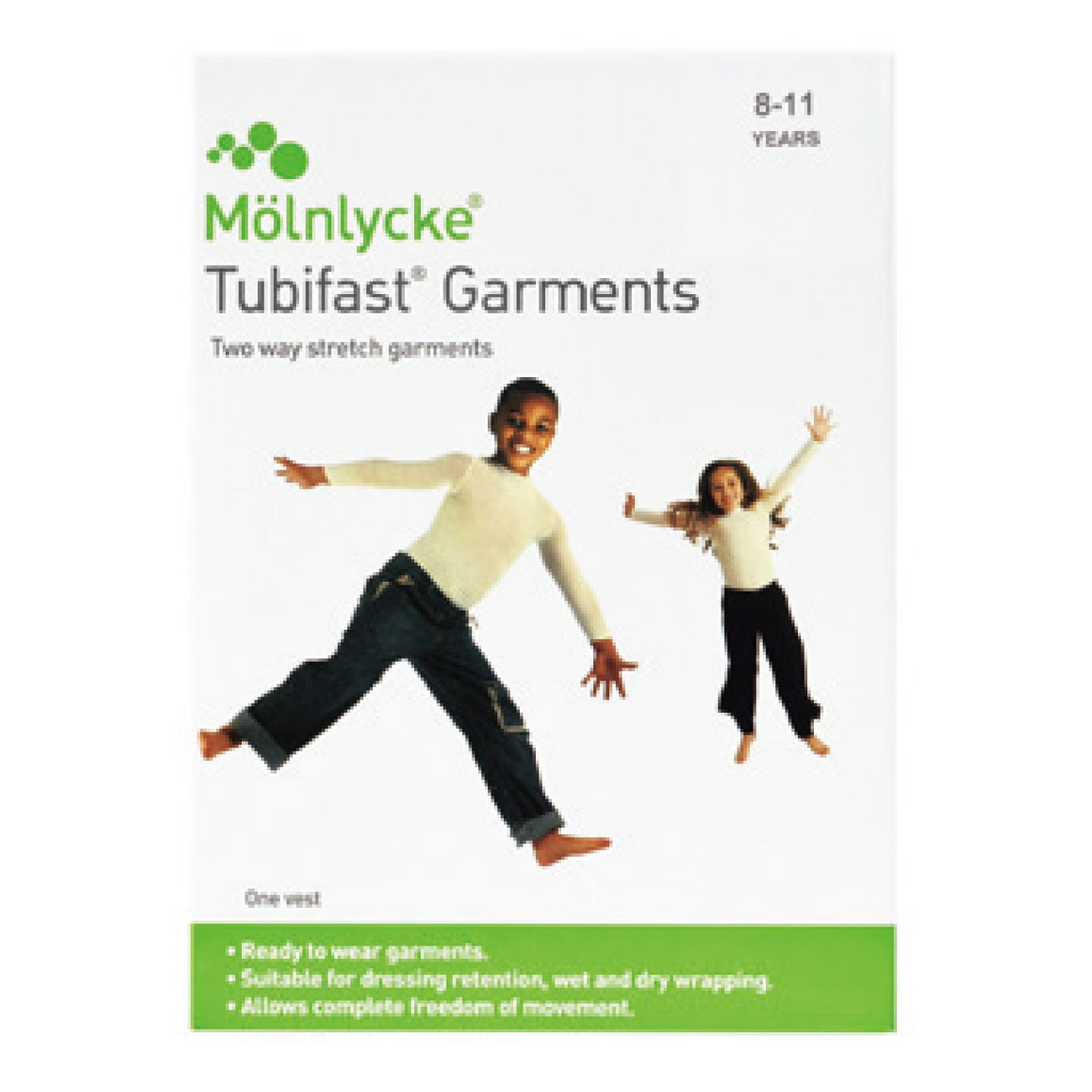 Tubifast Clothing Vest for ages 8-11 22-2050-03 Mölnlycke Healthcare 550014 (8-11 size)