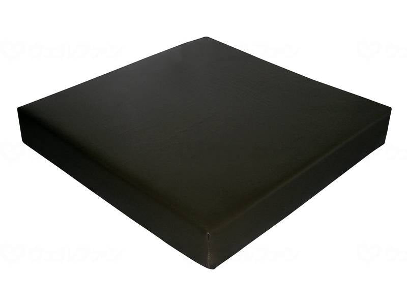 ウェルファン2層クッション 夢ごこち合皮レザータイプ ブラック 40