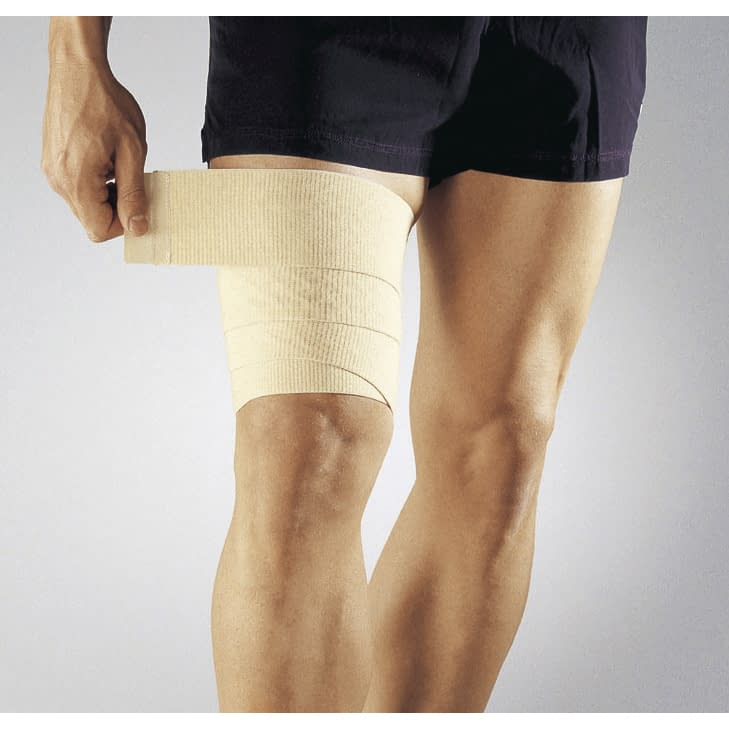 종아리 무릎 대퇴부용 실리콘 랩 서포터(반티지 타입) 23-3394-00 퍼스트레이트 FR-2420(베이지)