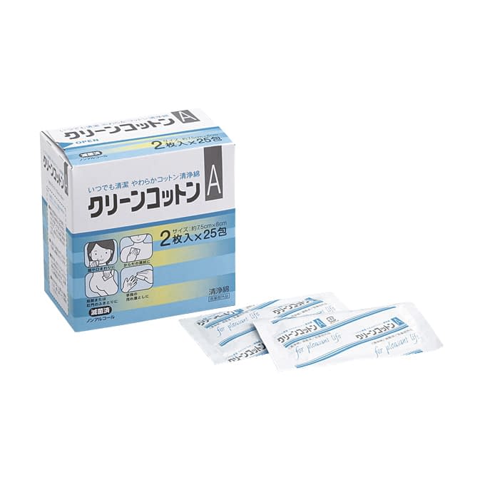Clean Cotton A Clean Cotton 10-3007-00 Osaki 72712 (2 x 25 pieces)