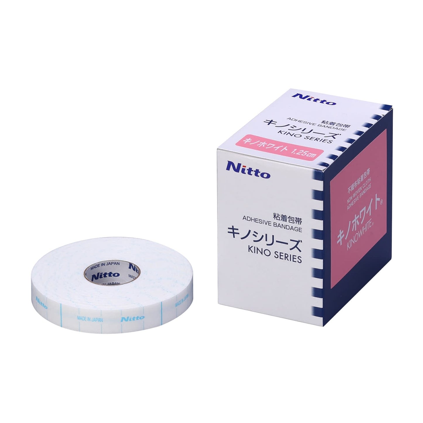 Kino White Adhesive Bandage 24-6795-00 Nitto B5101 (1.25CMX10M) 4 cans