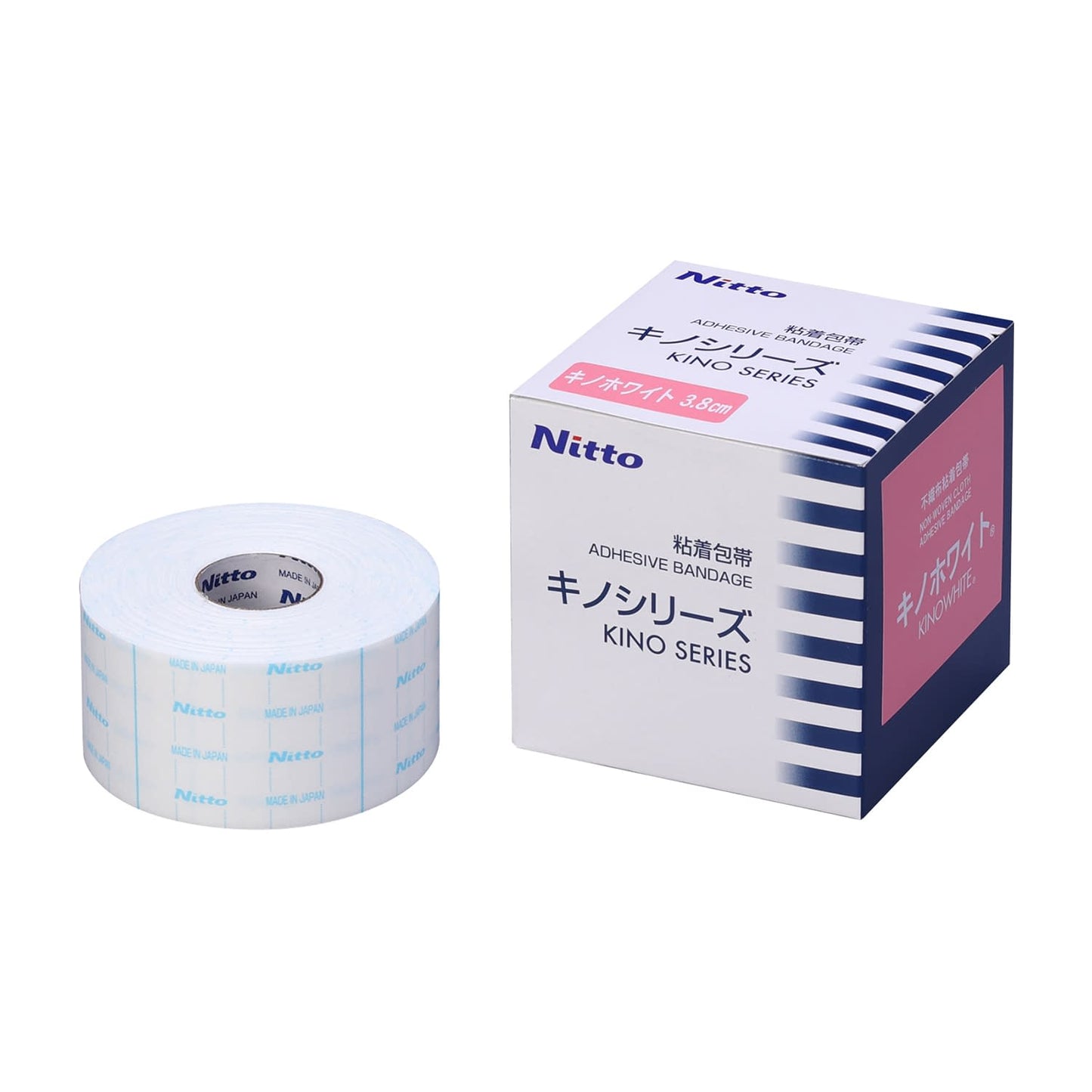 Kino White Adhesive Bandage 24-6795-02 Nitto B5103 (3.8CMX10M) 2 cans