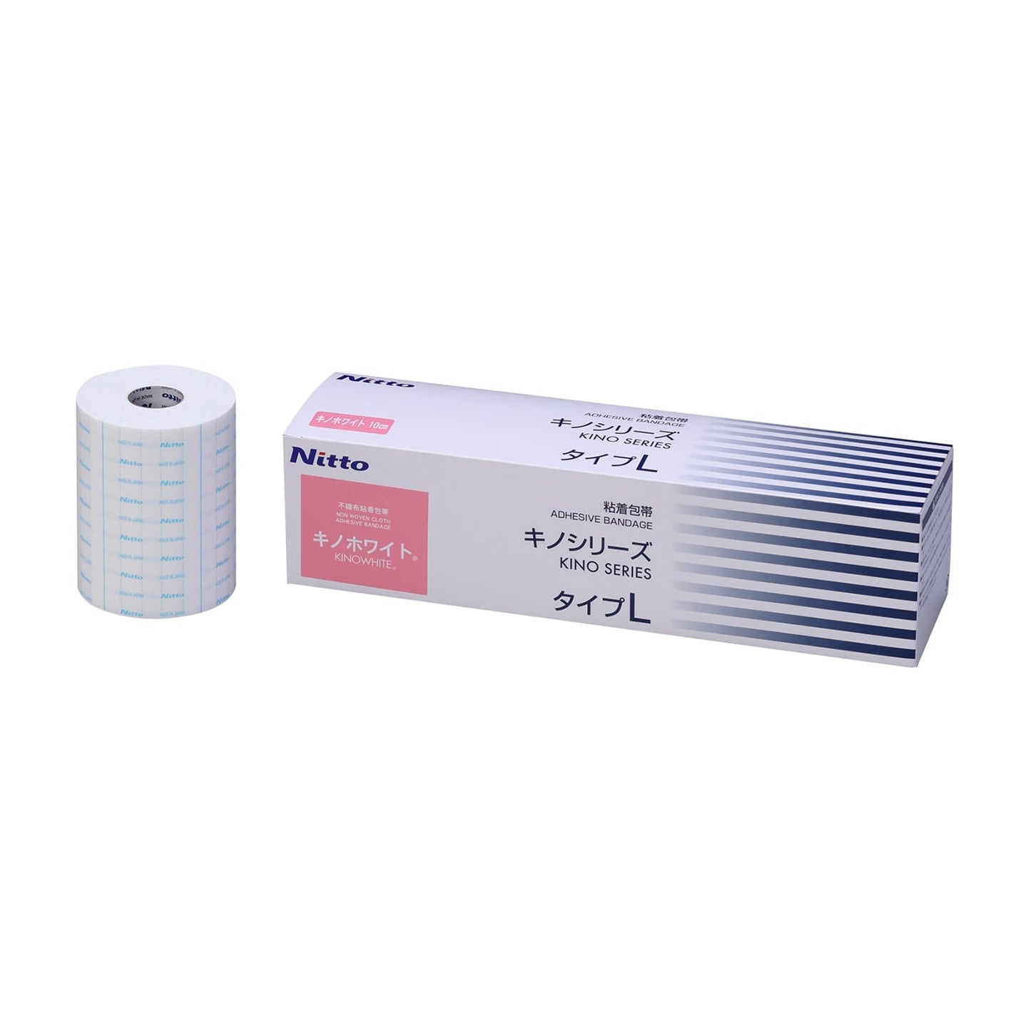 Nitrite Kino White Type L Adhesive Bandage 24-6795-09 Nitto B5110L (10CMX10M) 3 cans