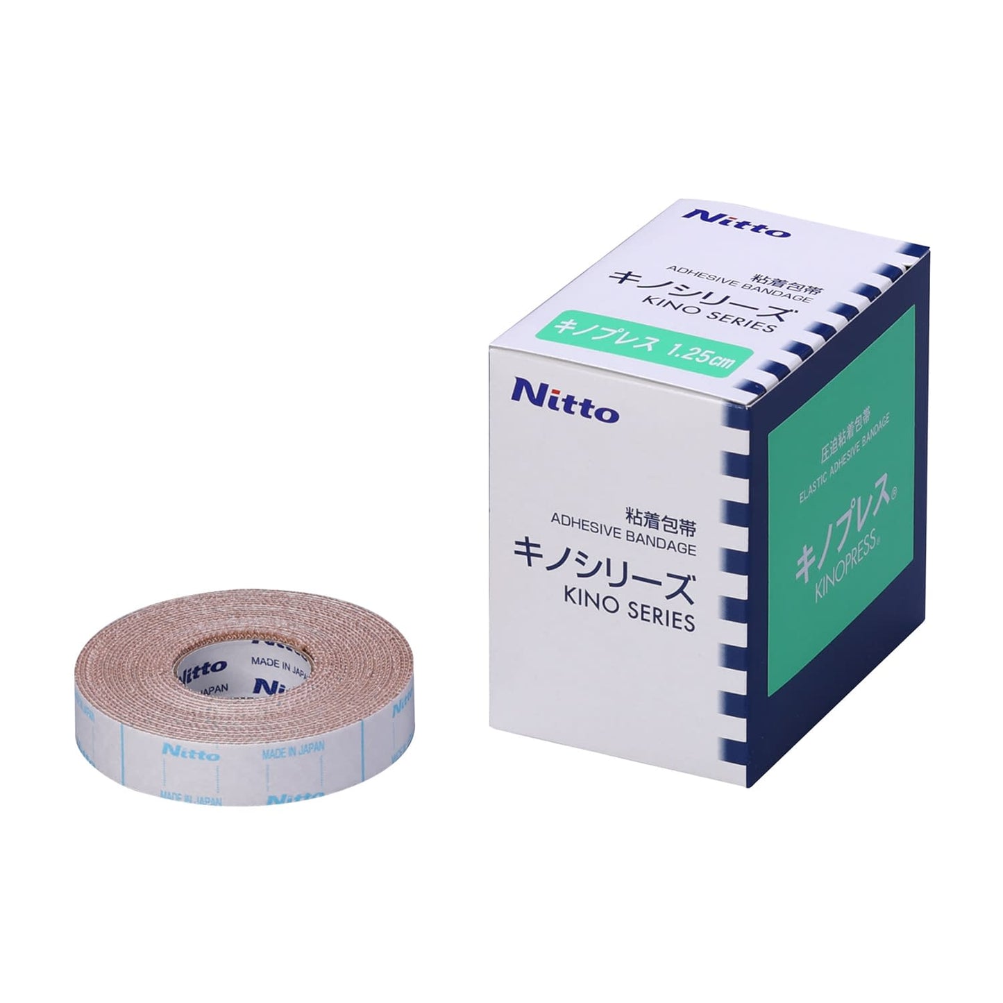 Nitto Kinopress Individually Packaged Adhesive Bandage 25-3596-00 Nitto B5501 (1.25CMX5M) 4 Cans