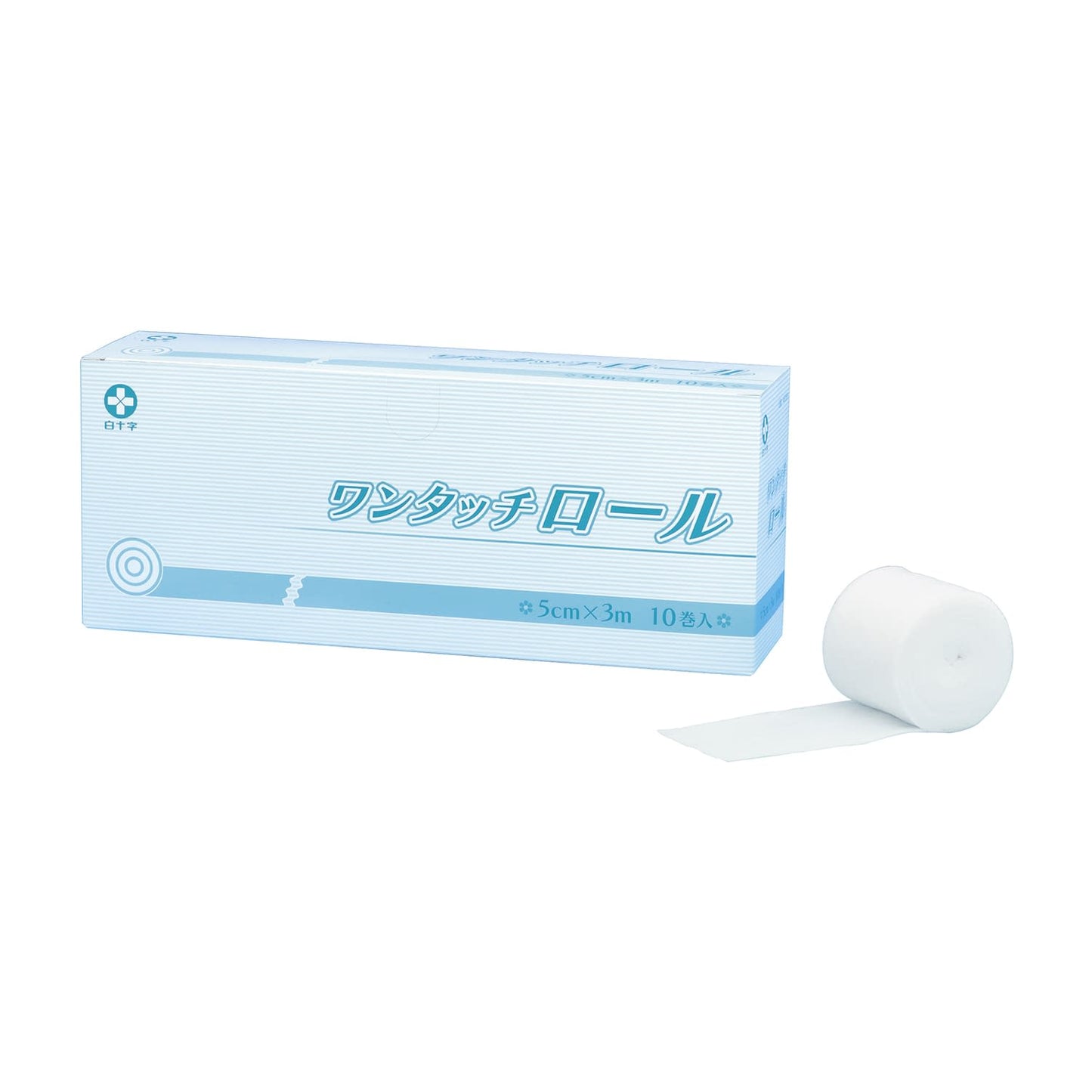 ワンタッチロール 自着包帯 23-7421-00 白十字 46368(5CMX3M)10カンイリ