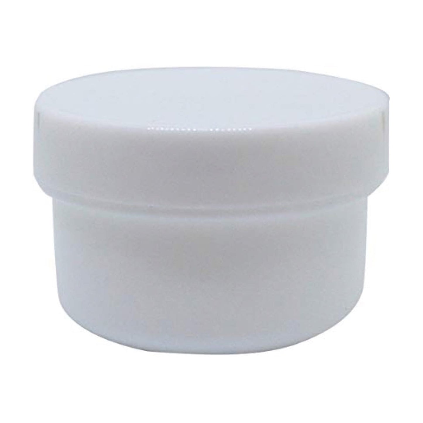 軟膏容器プラ壷N-6号(未滅菌) 軟膏壺 23-6687-0402 キャップ:白 エムアイケミカル 130CC(30コイリ)