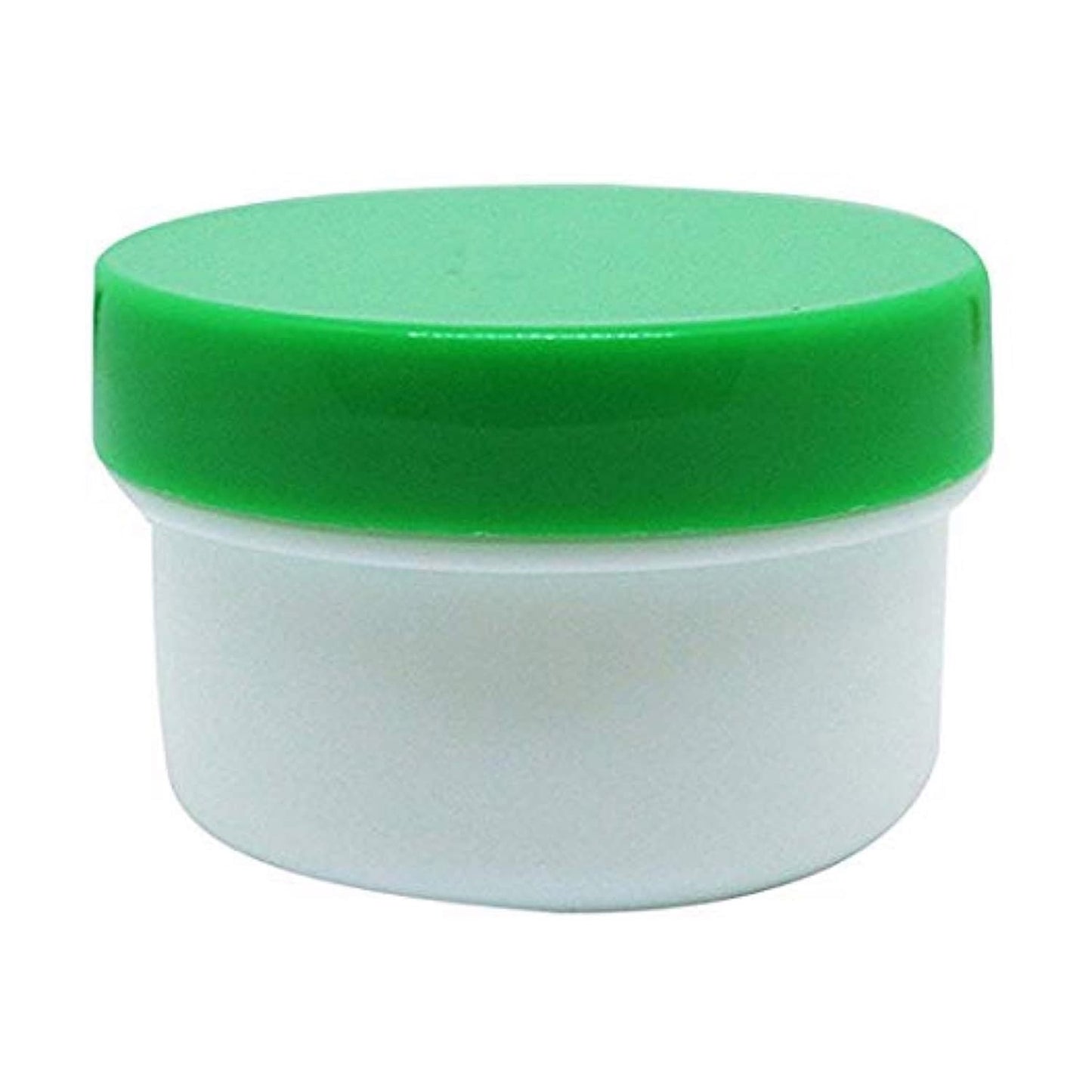 Ointment container plastic jar N-6 (non-sterile) Ointment jar 23-6687-0403 Cap: Green MI Chemical 130CC (30 pieces)