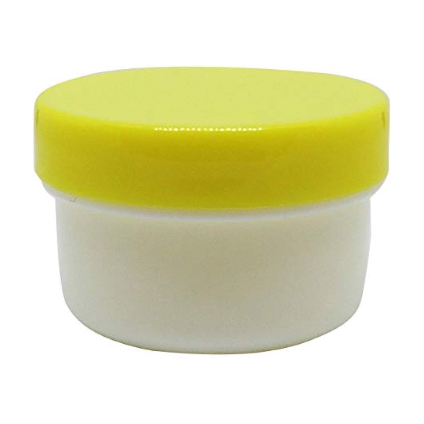 Ointment container plastic jar N-6 (non-sterile) Ointment jar 23-6687-0404 Cap: Yellow MI Chemical 130CC (30 pieces)