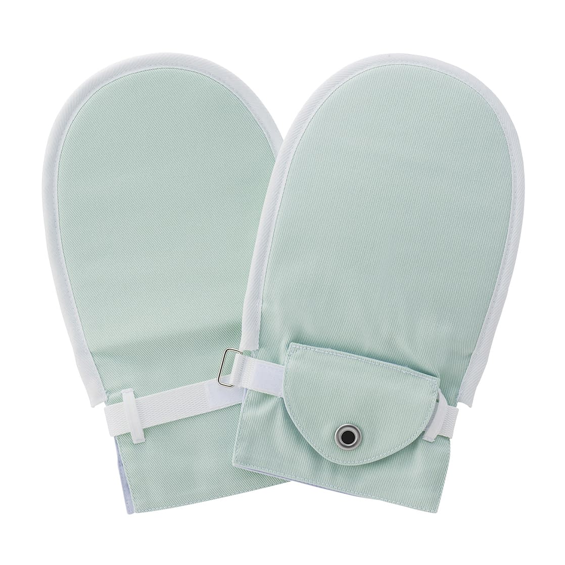 Fudo Gloves No. 6 Nursing Mittens 24-2209-0201 Green Taketora M (2-piece set)