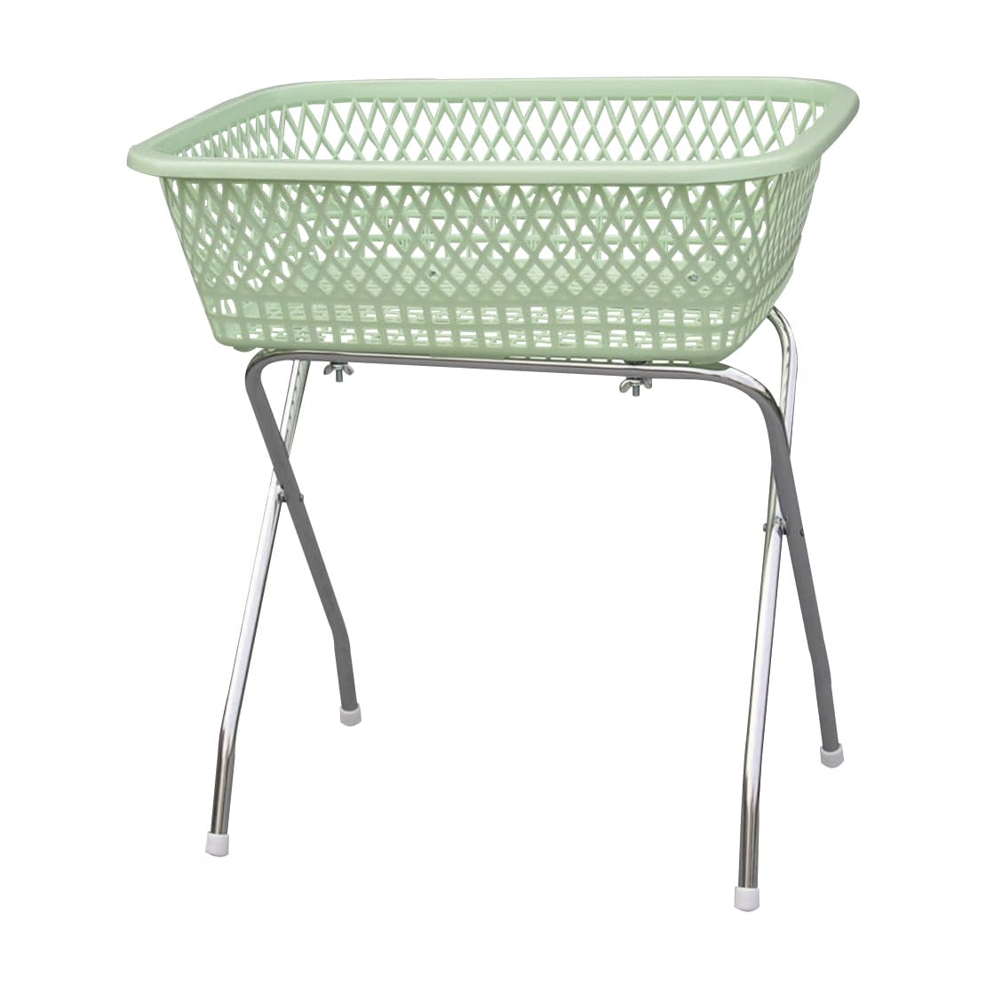 脱衣カゴ(1段) ゴム足付 衣類カゴ 02-2565-00 三和化研工業 W550XD410XH600MM