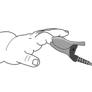 유아용 핑거 클립 프로브 포화 모니터 (펄스 옥시 미터) 23-2314-06 유빅스 IPFP-181-60 (60CM)