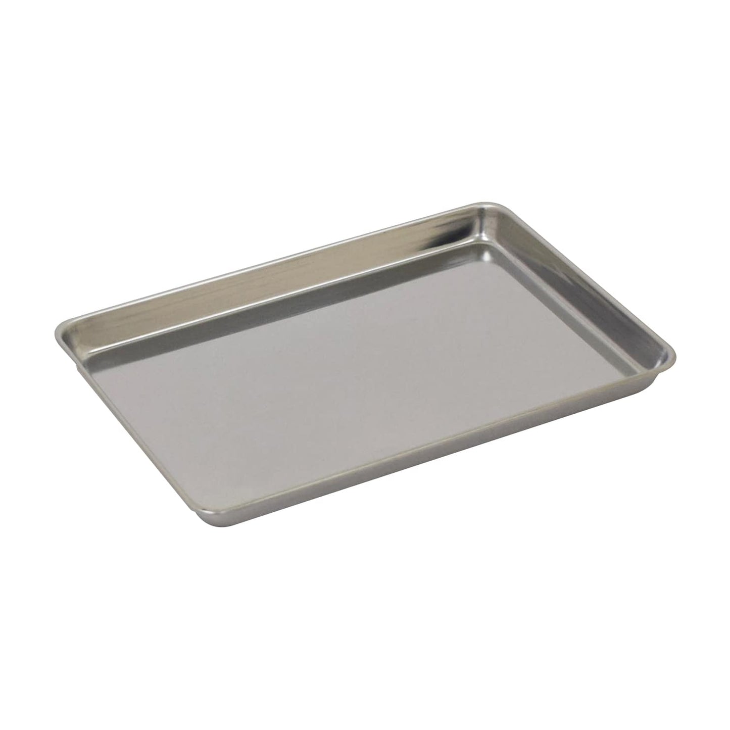 浅型バット(ケーキバット)8吋 8吋 ステンレスバット 03-3075-01 クローバー 200X140X15