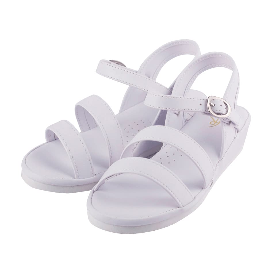 2-Band Sandals Nurse Sandals 23-7854-0101 White First Light M (22.5-23.0CM)