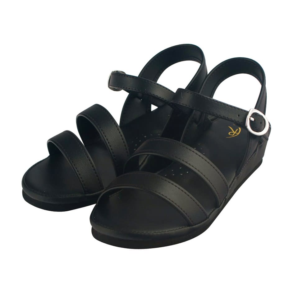 2 밴드 샌들 간호사 샌들 23-7854-0103 블랙 퍼스트 레이트 M (22.5-23.0CM)