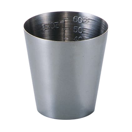 약배(스테인리스) 계량컵(약잔) 08-2615-00 스기코산업 SH-503(60CC)