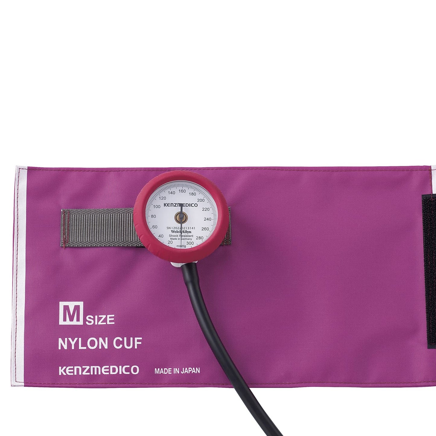 アネロイド血圧計No.555標準カフ マンセッター 24-8906-03 ケンツメディコ 0555B024(マゼンタ)