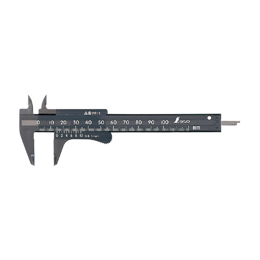 Plastic Caliper Pocket 24-3289-01 Shinwa Measurement 19515 (100MM)