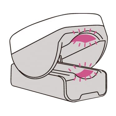 펄스 옥시 미터 팔모니 포화 모니터 (펄스 옥시 미터) 24-3255-01 켄츠 메디코 KM-350 (페일 블루)