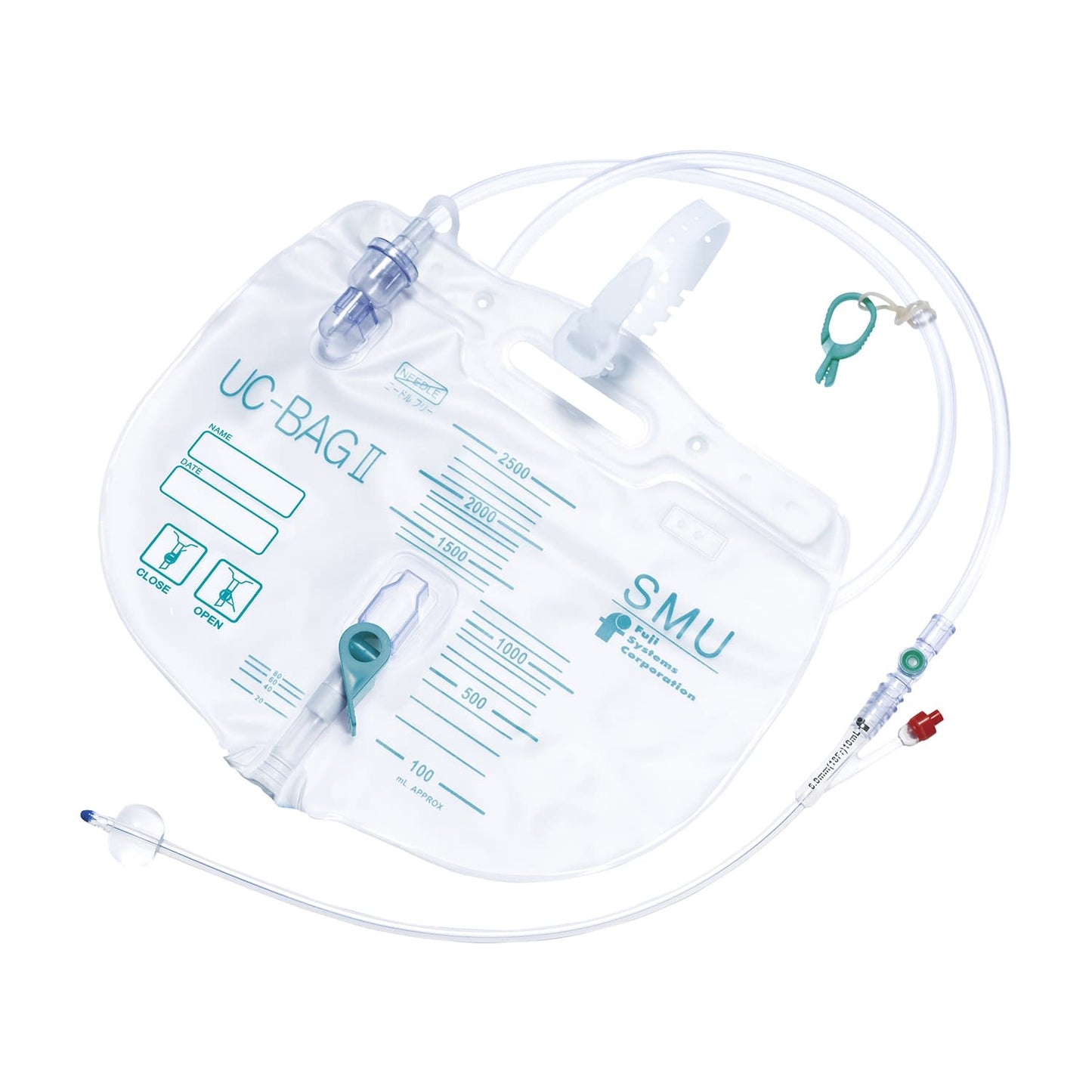 2WAY 폴리 (가방 포함) 2Way · 12Fr · 10ml 채뇨 가방 24-4413-00 SMU 4512312 (12FR) 10 세트