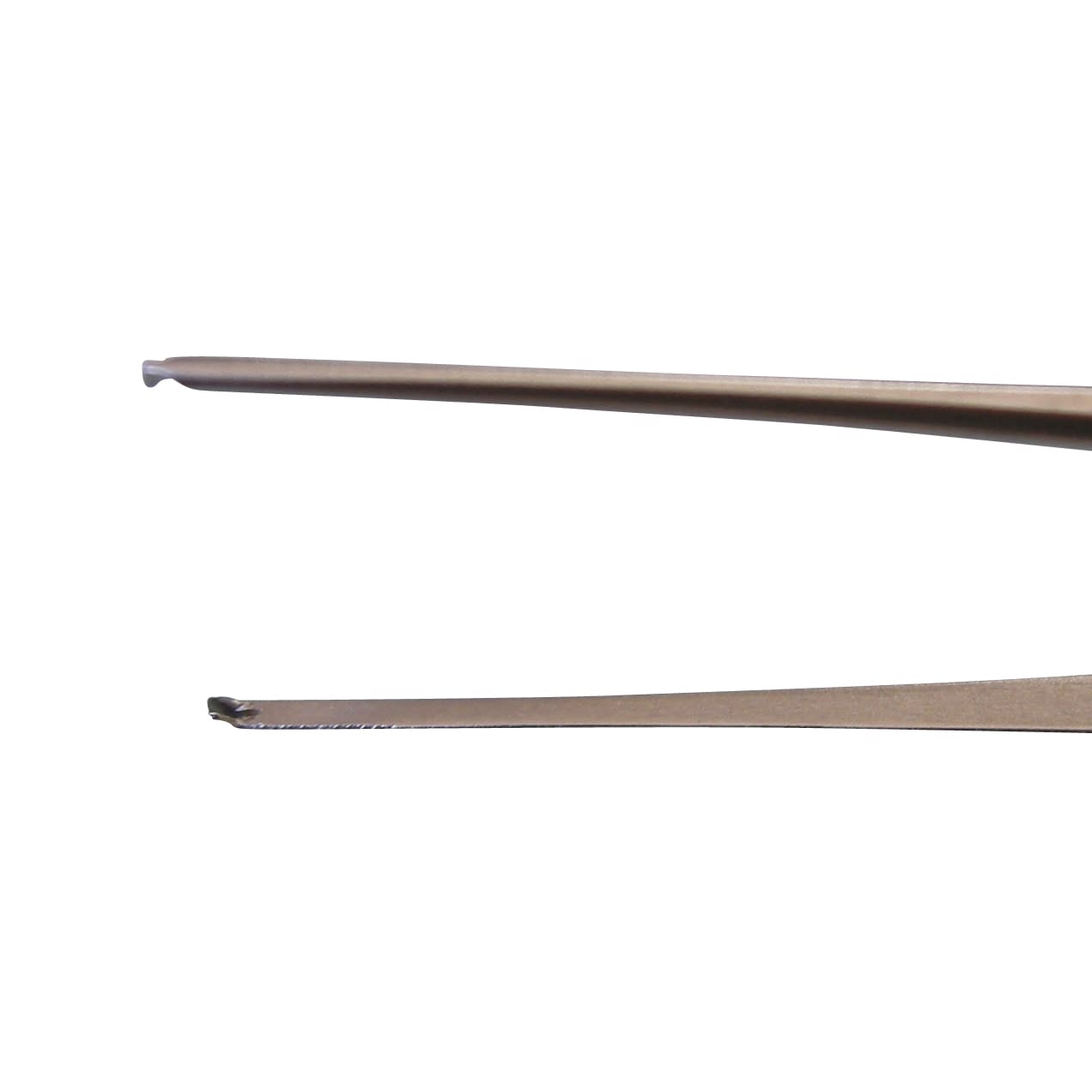 マイスコピンセット 先細 折曲 有鈎 鑷子 05-3071-05 マツヨシ MY-9222BL(ステン)180MM