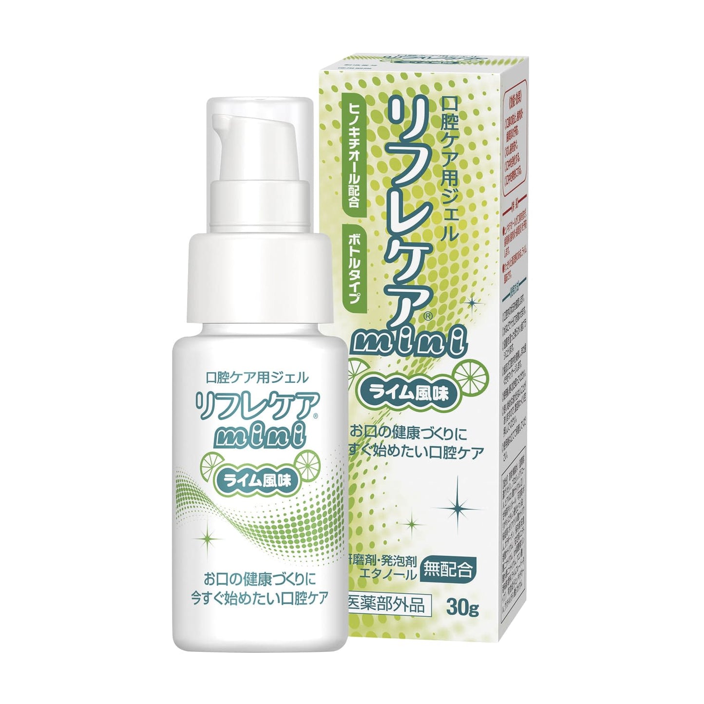 리후레케아미니 라임 풍미(부외품) 구강 케어용 젤 24-6474-00 자이코어 인터내셔널 잉크 30 G(RCL30)