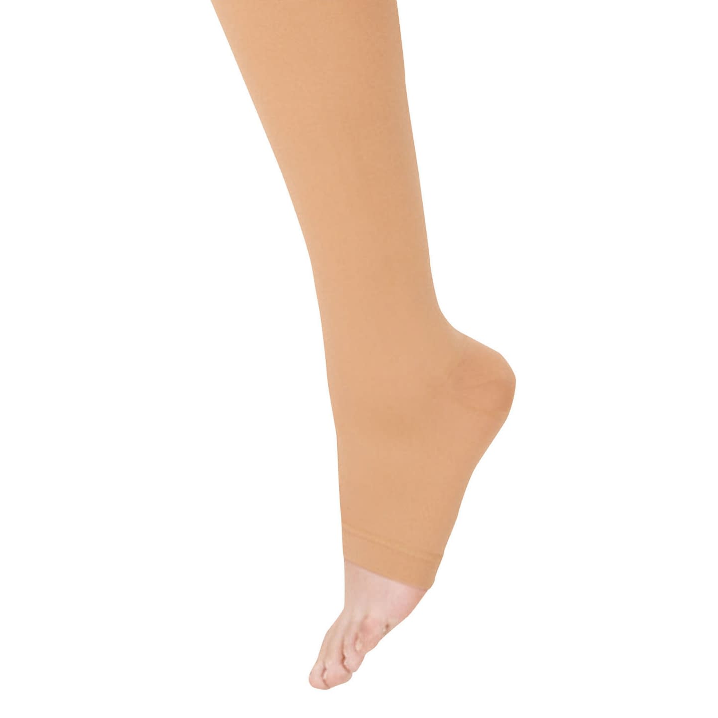 안실크 2 (하이 양말) 발가락 없음 압박 기능 스타킹 양말 24-6851-01 알케어 20272 (L) 라이트 브라운