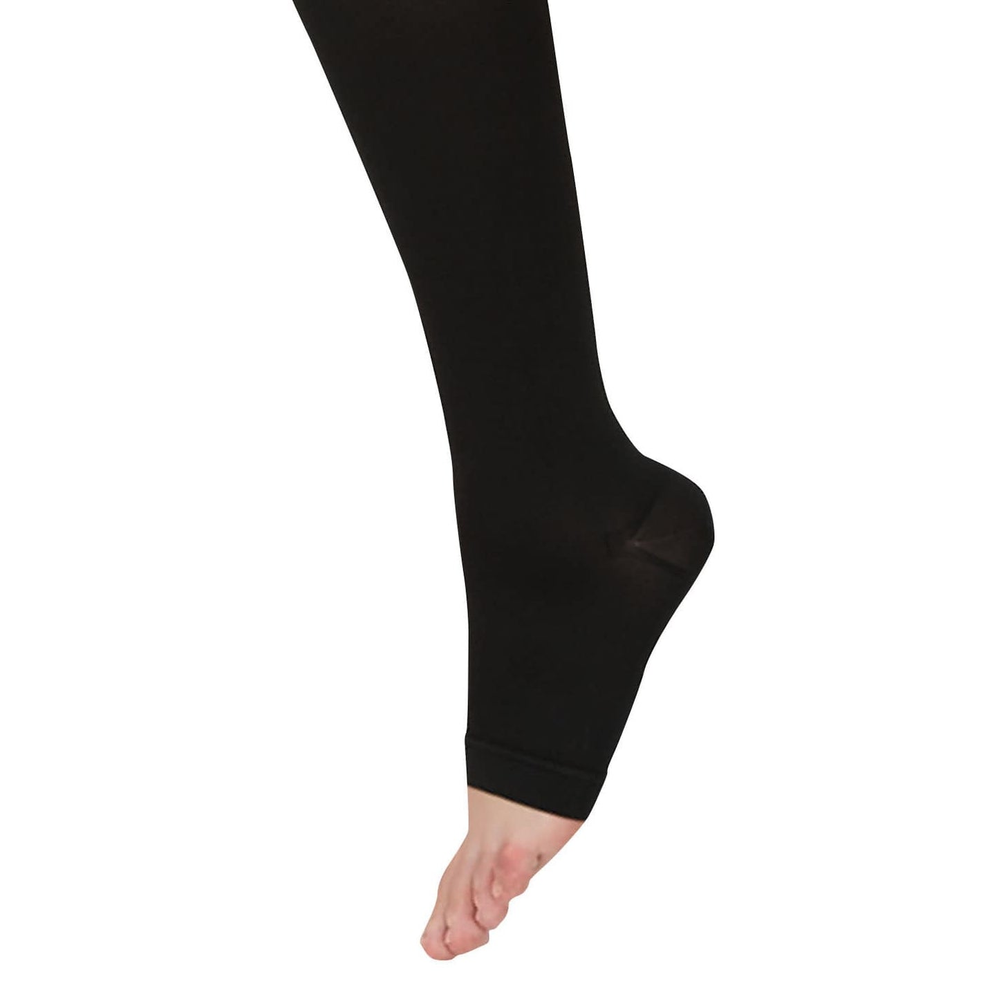 안실크 2 (하이 양말) 발가락 없음 압박 기능 스타킹 양말 24-6851-06 알케어 20282 (L) 블랙