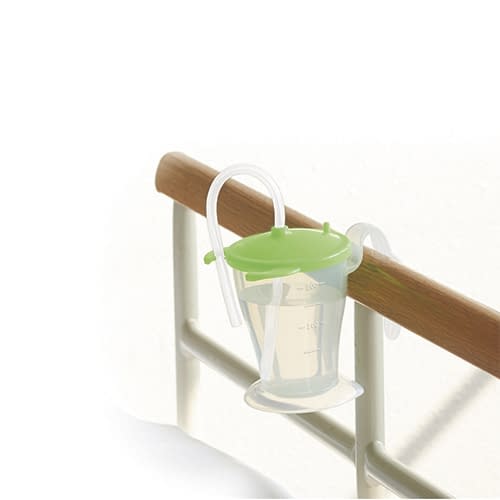 Straw cup/mug (for nursing care) 24-7698-00 Plus Heart 74960 (orange)