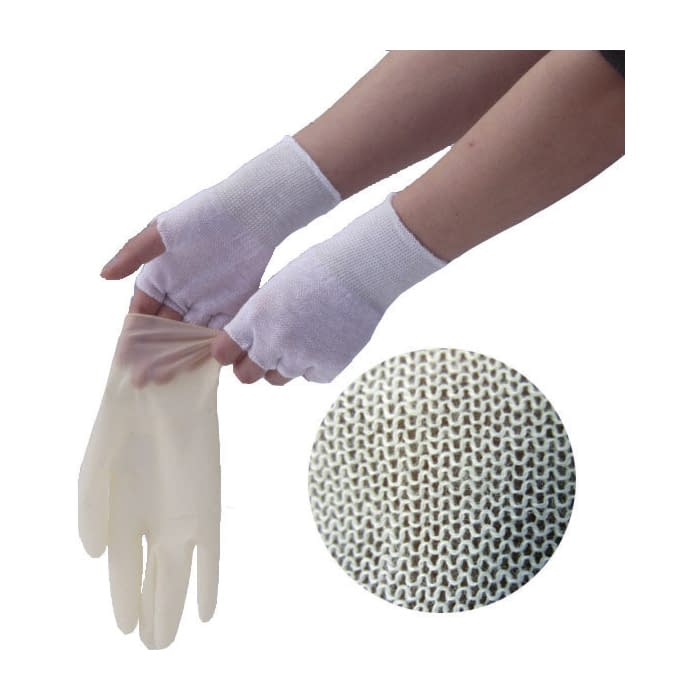 부드러운 이너 장갑 (면) 손가락 없음
