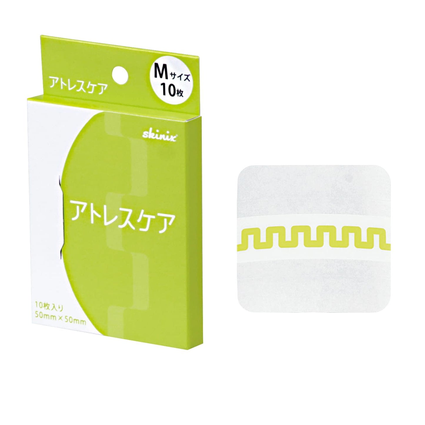 アトレスケア No.M10 傷あと用ケアテープ 24-7595-02 skinix YB-Q5050S1(10マイ)