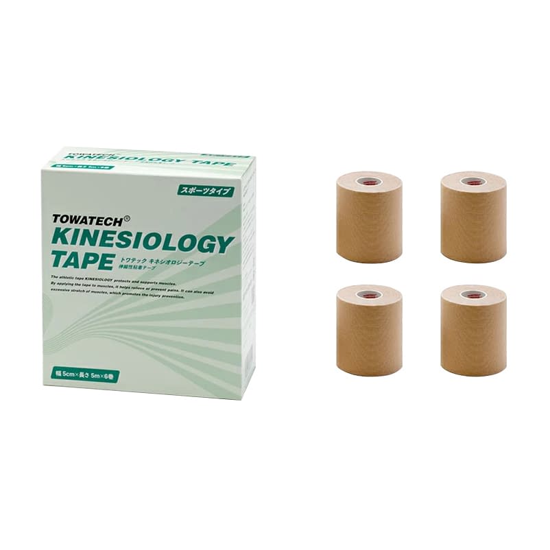 Kinesiology Tape Sports Type Taping Tape 25-3117-02 Towatech 7.5CMX5M (4 Strands)