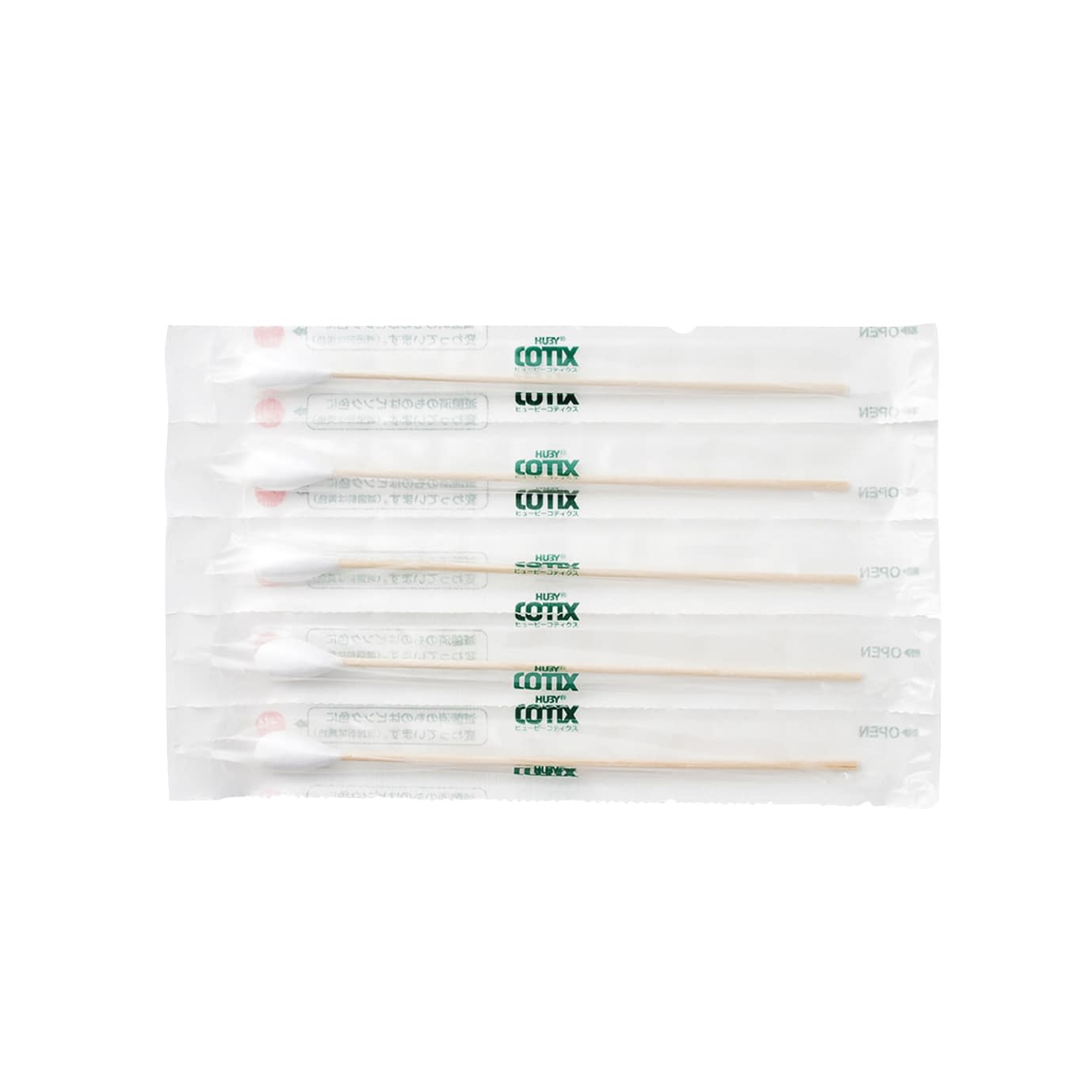 의료 보조용 면봉 HUBY-COTIX 소프트 타입 24-9995-01 산양 610S-1(12 폰 X20 시트)