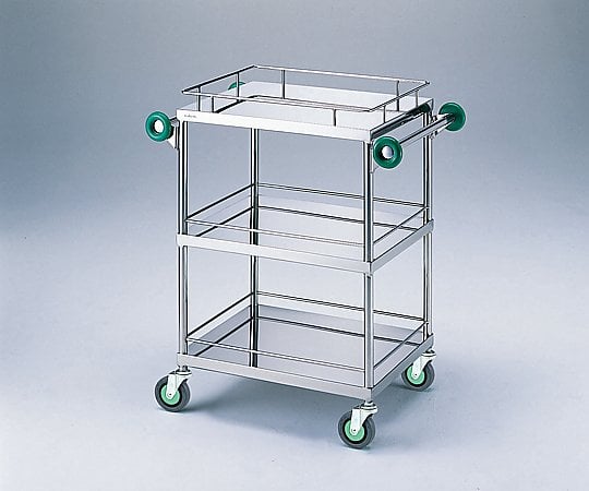 とっても静かな回診車(引出無) (3段) 600(790)×450×900mm TSE-600 1台