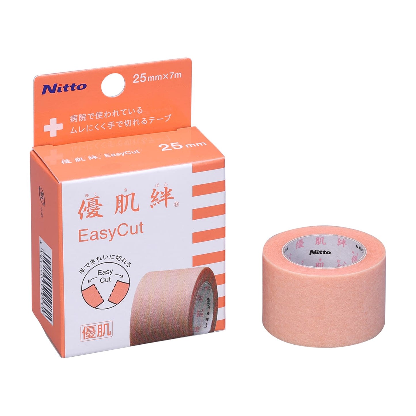 Yuhada-Kan Easy Cut (individually wrapped) Surgical Tape 25-2890-04 Yuhada 3292K (25MMX7M) 1 can