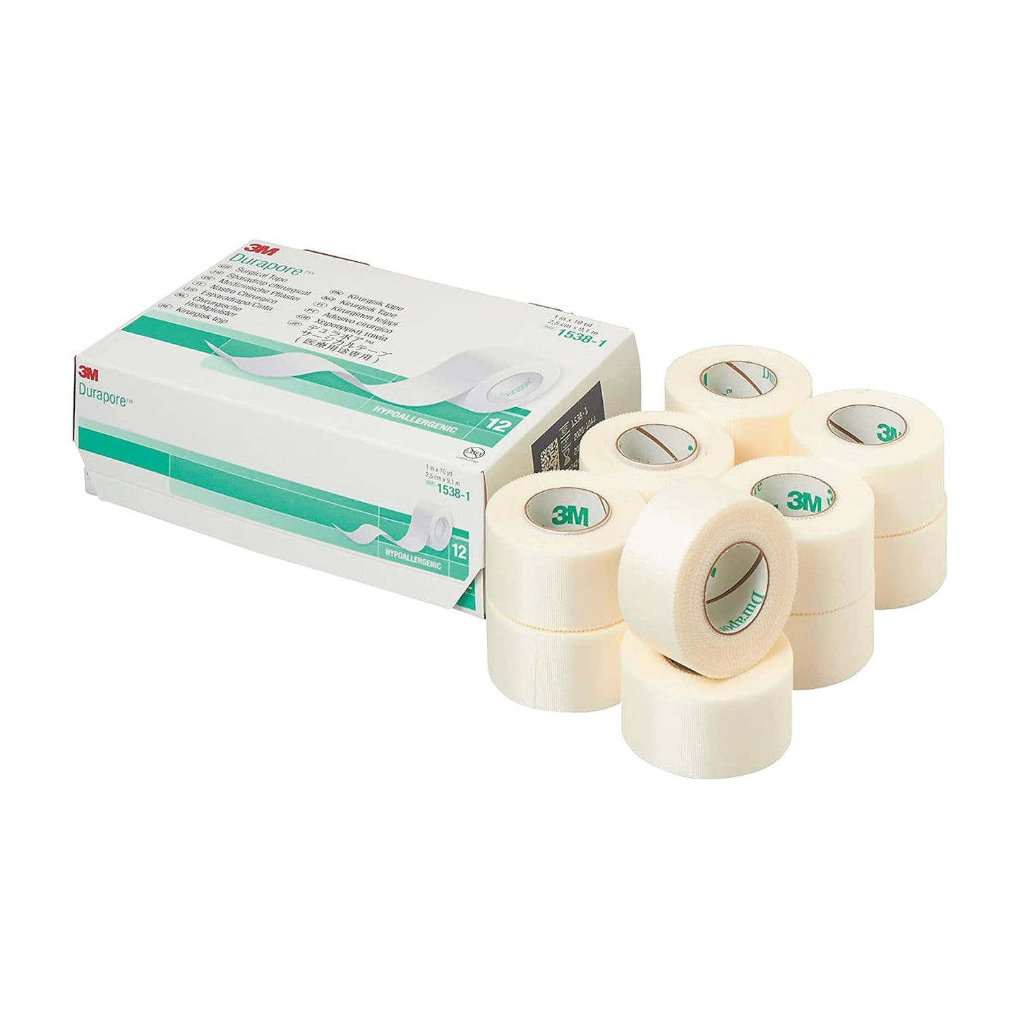 Durapore Surgical Tape 25-7139-00 3M Japan 1538-1(25) 12 cans
